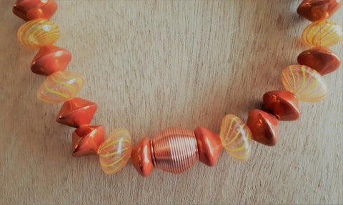 Vintage ketting met mooie kralen