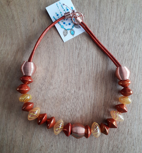 Vintage ketting met mooie kralen