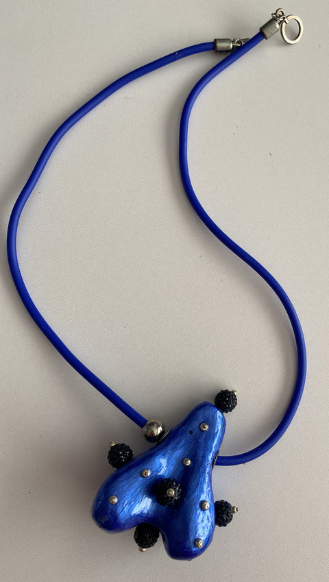 Ketting met handgemaakte oasis hanger ( veder licht)