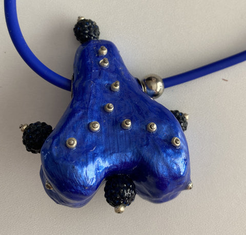 Ketting met handgemaakte oasis hanger ( veder licht)