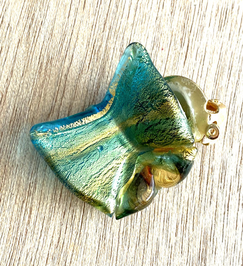 SET! Ketting met oorbellen gemaakt van handgemaakte MURANO glaskralen