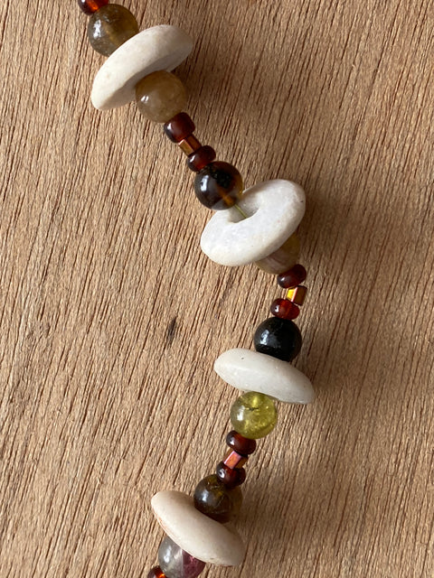Ketting met toermalijnen kralen